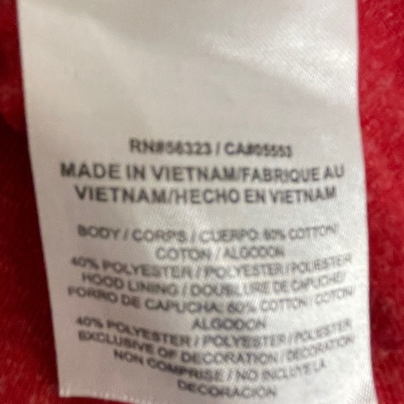 Atlanta Falcons Nike ❗️NFL Full Zip Jacket Hoodie Women’s Medium Heather Red - Picture 7 of 7